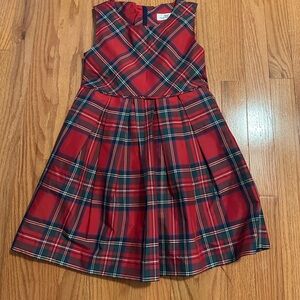 Vineyard Vines Red and Green Plaid Girls Dress